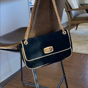 Michael Kors Black Velvet Purse